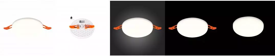 ST700.538.16 Светильник встр. Белый LED 1*16W 3000K 1 380Lm Ra80 180° IP44 D120xH20 85-265V