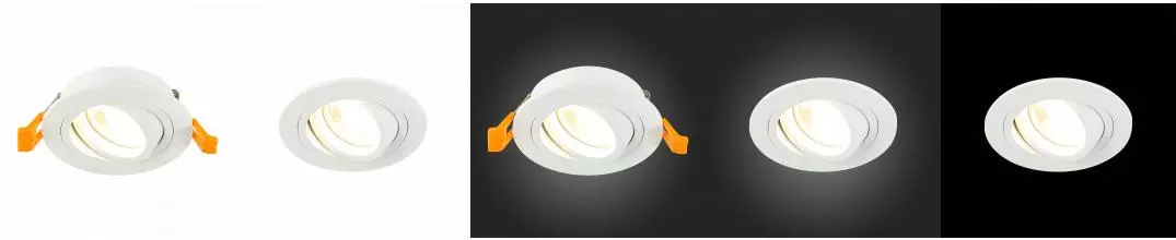 ST251.518.01 Светильник встр. Белый GU10 1*50W  IP20 L90xW90xH27 220V Без ламп