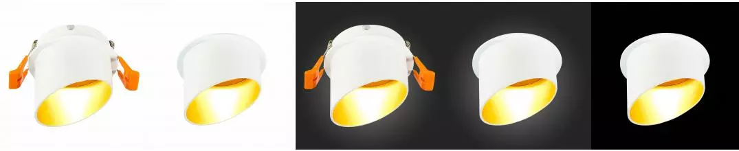 ST214.508.01 Светильник встр. Белый GU10 1*50W  IP20 L68xW68xH68 220V Без ламп