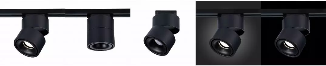 ST652.436.12 Светильник трек. Чёрный LED 1*12W 3000K 1 000Lm Ra>90 36° IP20 D100xH136 170-240VV