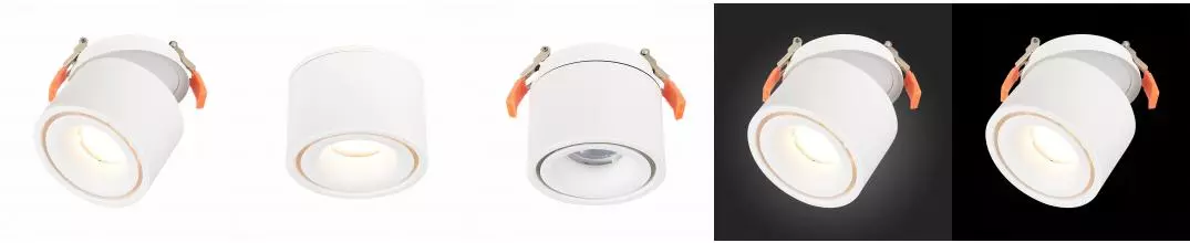 ST652.548.12 Светильник встр. Белый LED 1*12W 4000K 1 000Lm Ra>90 36° IP20 D100xH105 170-240VV