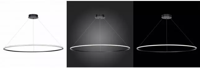 ST604.443.46 Светильник подвесной ST-Luce Чёрный/Белый LED 1*46W 4000K