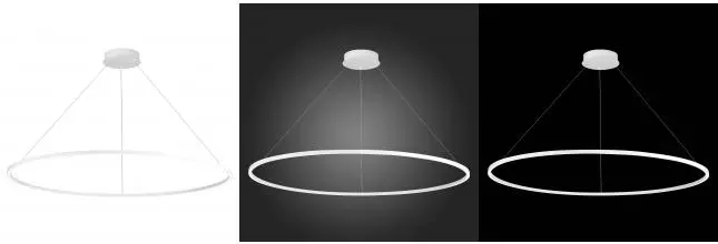 ST605.543.57 Светильник подвесной ST-Luce Белый/Белый LED 1*57W 4000K