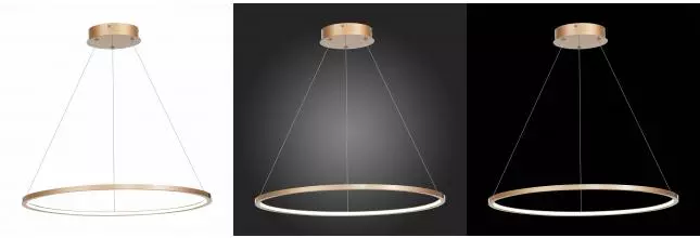 ST603.243.34 Светильник подвесной ST-Luce Золотистый/Белый LED 1*34W 4000K