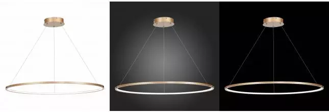 ST603.243.46 Светильник подвесной ST-Luce Золотистый/Белый LED 1*46W 4000K