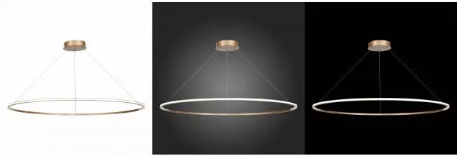 ST604.243.57 Светильник подвесной ST-Luce Золотистый/Белый LED 1*57W 4000K