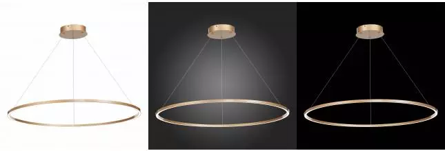 ST605.243.46 Светильник подвесной ST-Luce Золотистый/Белый LED 1*46W 4000K