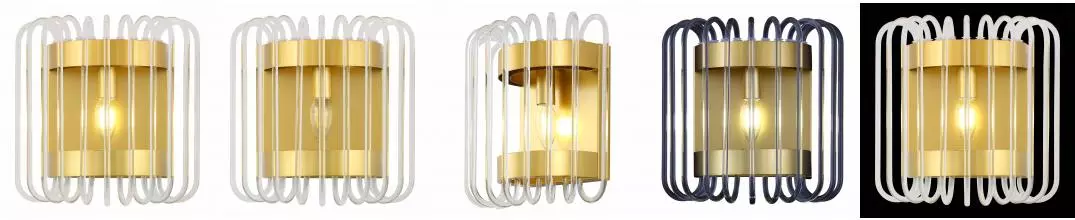 SL1228.201.01 Бра ST-Luce Золотистый/Прозрачный E14 1*40W · Grosseto, St Luce, SL1228.201.01