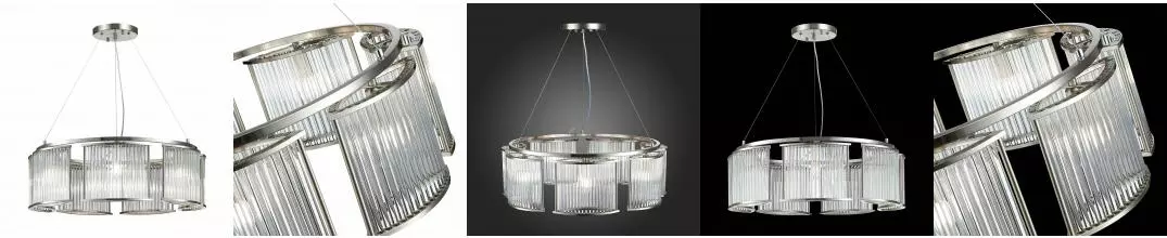 SL1627.103.07 Люстра подвесная ST-Luce Хром/Прозрачный E14 7*40W