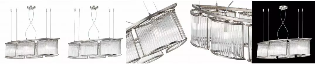 SL1627.103.06 Люстра подвесная ST-Luce Хром/Прозрачный E14 6*40W