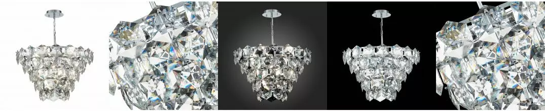 SL1631.103.09 Люстра подвесная ST-Luce Хром/Прозрачный E14 9*40W