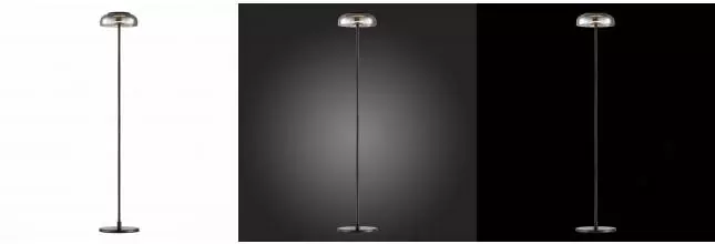 SL6002.405.01 Торшер ST-Luce Черный/Дымчатый LED 1*7W 4000K