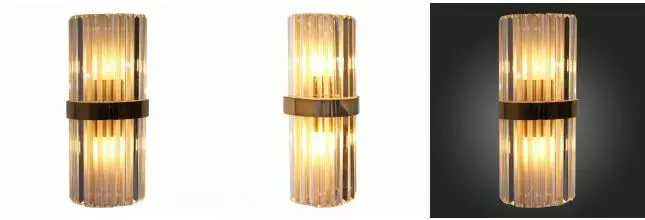 SL1176.201.02 Бра ST-Luce Золотистый/Золотистый, Прозрачный E14 2*40W