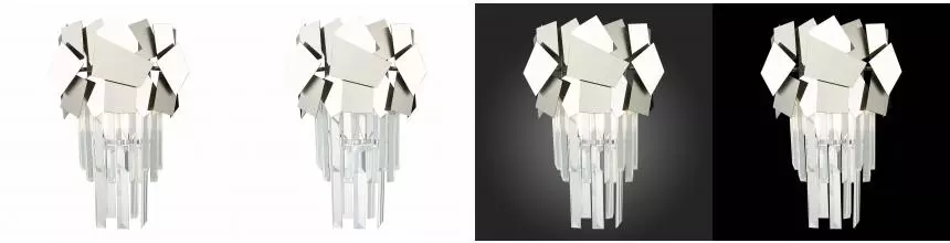 SL1232.101.01 Бра ST-Luce Хром/Прозрачный, Хром E14 1*60W · Caserta, St Luce, SL1232.101.01