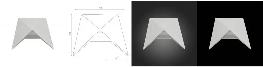 SL9503.501.01 Светильник уличный настенный ST-Luce Белый LED 1*7W 4000K SL9503.501.01 Светильник уличный настенный ST-Luce Белый LED 1*7W 4000K