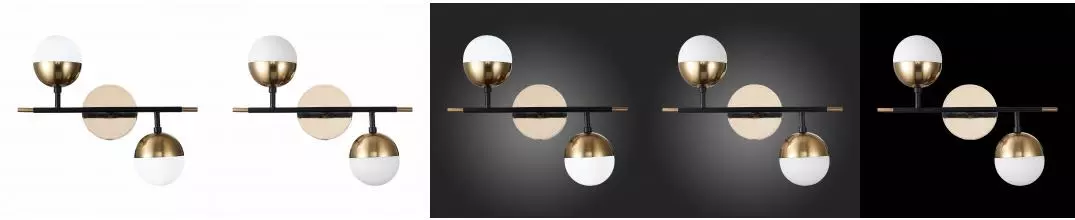 SL1507.421.02 Бра ST-Luce Черный/Белый, Золотистый G9 2*5W 4000K · Albero, St Luce, SL1507.421.02