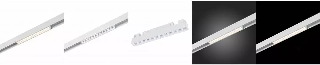 ST361.536.12 Магнитный трековый светильник белый LED 1*12W 3000K 1 009Lm Ra>80 36° IP20 L222xW22xH44