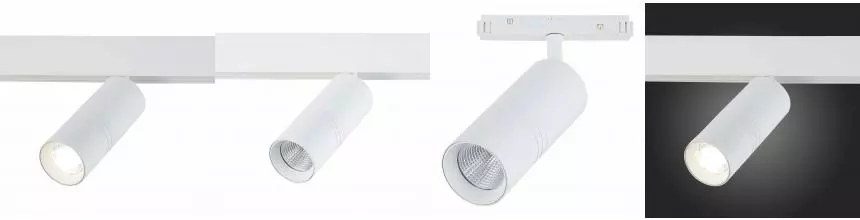 ST365.546.18 Магнитный трековый светильник белый LED 1*18W 4000K 1 530Lm Ra>80 36° IP20 L-xW60xH148