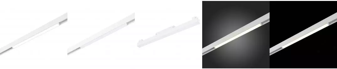 ST360.536.12 Магнитный трековый светильник Белый LED 1*12W 3000K 780Lm Ra>90 120 IP20 L406xW22xH44 4