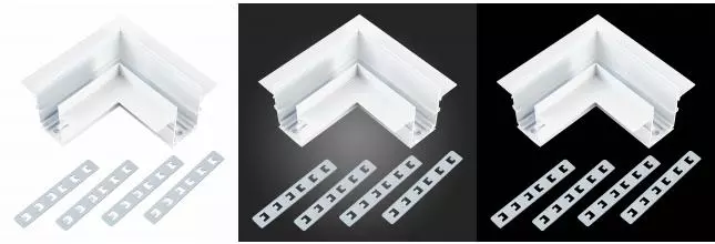 ST007.529.00 Угол-соединитель для встраиваемого магнитного шинопровода под ГКЛ 9мм ST-Luce Белый ST007.529.00 Угол-соединитель для встраиваемого магнитного шинопровода под ГКЛ 9мм ST-Luce Белый