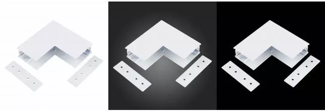 ST007.539.00 Внутренний угол-соединитель для подвесного / накладного магнитного шинопровода ST-Luce