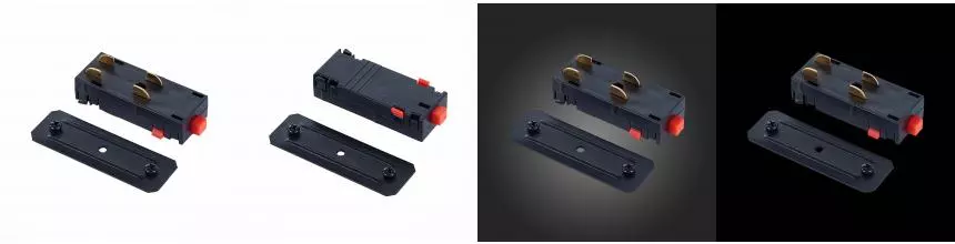 ST015.422.10 Коннектор прямой SKYLINE 220 ST-Luce Черный