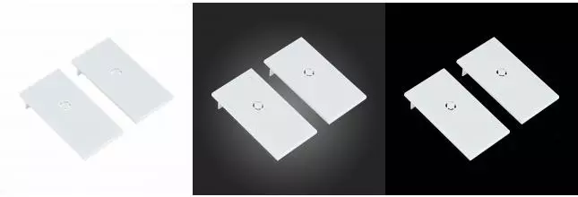 ST015.522.15 Заглушка торцевая SKYLINE 220 ST-Luce Белый