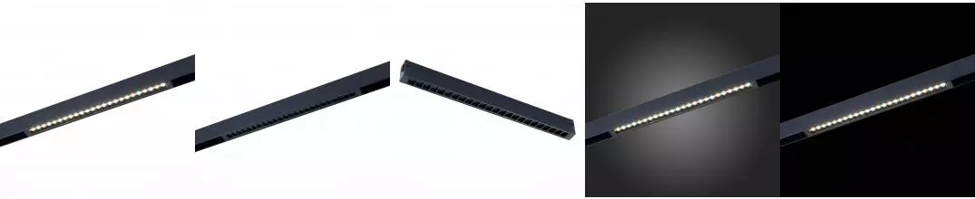 ST655.496.18 Светильник трек. SMART Чёрный LED 1*18W 2700K-6000K 1 550Lm Ra>90 24 IP20 L465xW25xH41 220V