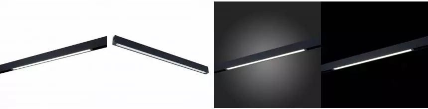 ST657.496.27 Светильник трек. SMART Чёрный LED 1*27W 2700K-6000K 2 250Lm Ra>90 120 IP20 L600xW25xH41 220V