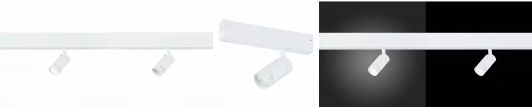 ST658.596.07 Светильник трек. SMART Zoom Белый LED 1*7W 2700K-6000K 400Lm Ra>90 15-38 IP20 D40xH90 220V