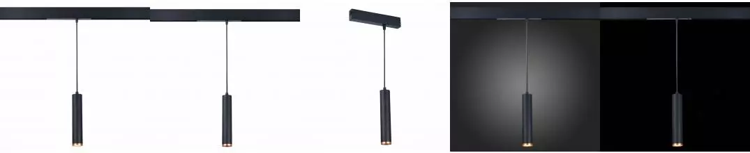 ST659.493.10 Светильник трек. SMART Черный LED 1*10W 2700K-6000K 720Lm Ra>90 36 IP20 D40xH300 220V