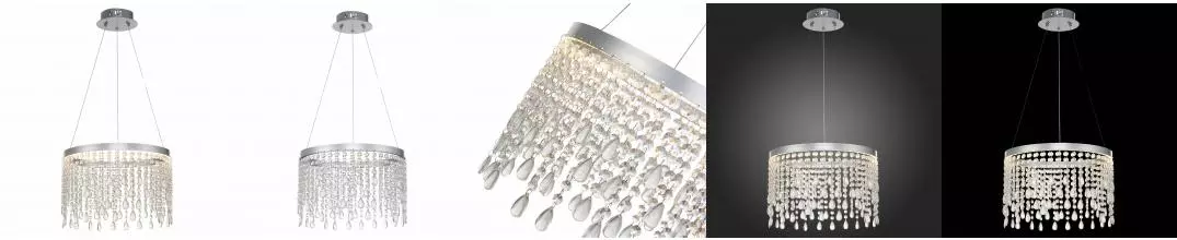 SL6201.103.24 Люстра подвесная ST-Luce Серебристый/Прозрачный LED 1*24W 3000K/4000K/6000K SL6201.103.24 Люстра подвесная ST-Luce Серебристый/Прозрачный LED 1*24W 3000K/4000K/6000K
