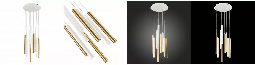 ST153.543.27 Светильник подвесной Белый LED 1*27W 4000K 2 295Lm Ra IP20 D350xH1 500 180-240V