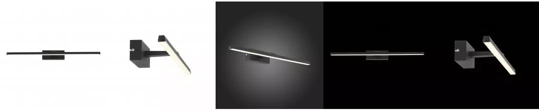 SL446.471.01 Подсветка для картин ST-Luce Черный/Черный LED 1*12W 3000K