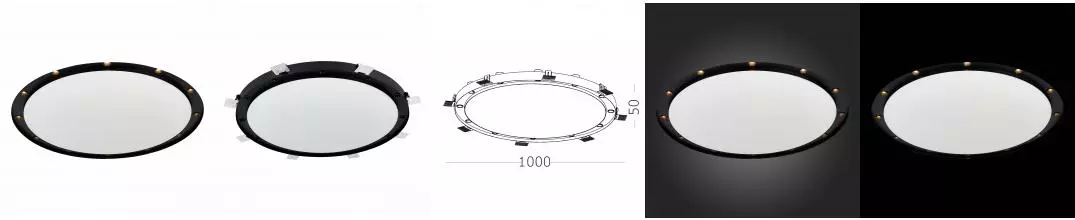 ST706.438.60 Светильник встр. Белый LED 12*5W 3000K 5 400Lm Ra>90 38° IP20 D1 000xH50 220-240V