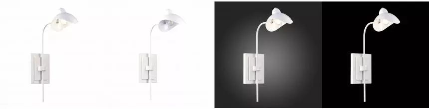 SL1801.501.01 Бра ST-Luce Белый/Белый E14 1*60W · Minne, St Luce, SL1801.501.01