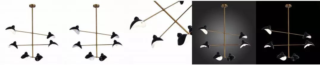 SL1801.303.06 Люстра подвесная ST-Luce Античная бронза/Черный E14 6*60W