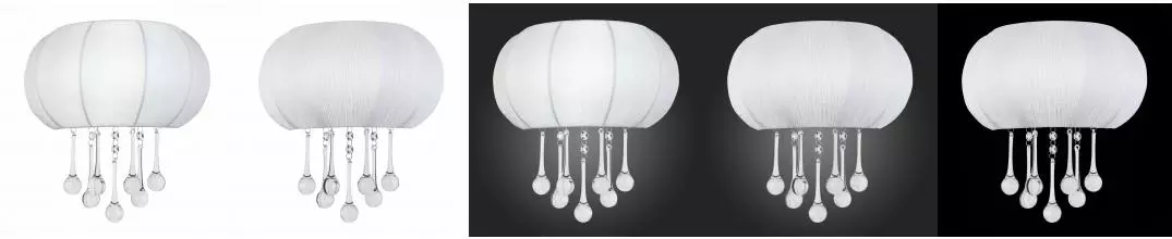 SL350.051.02 Бра ST-Luce Хром/Белый, Прозрачный E14 2*40W SL350.051.02 Бра ST-Luce Хром/Белый, Прозрачный E14 2*40W