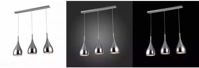 SL874.113.03 Люстра подвесная ST-Luce Хром/Хром E27 3*40W · Gocce, St Luce, SL874.113.03