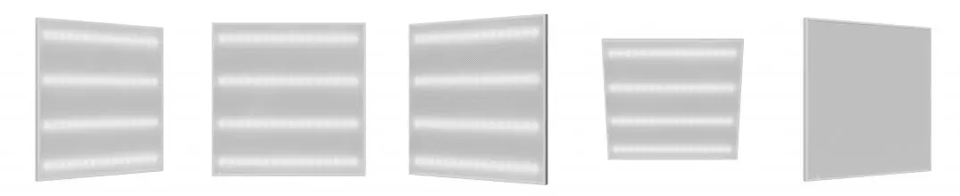 STP-A-1009-P-36-65K-40 Светильник ДВО ST Luce STANDART IP40 595*595*19 мм 36Вт 4200лм 6500К призма (