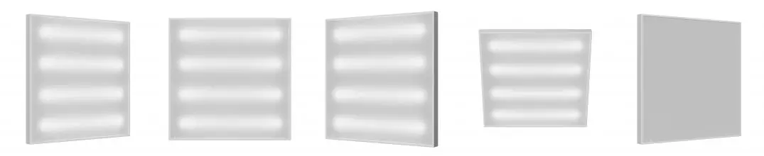 STP-A-1001-P-36-4K-40 Светильник ДВО ST Luce STANDART IP40 595*595*40мм 36Вт 4200лм 4000К призма(Армстронг