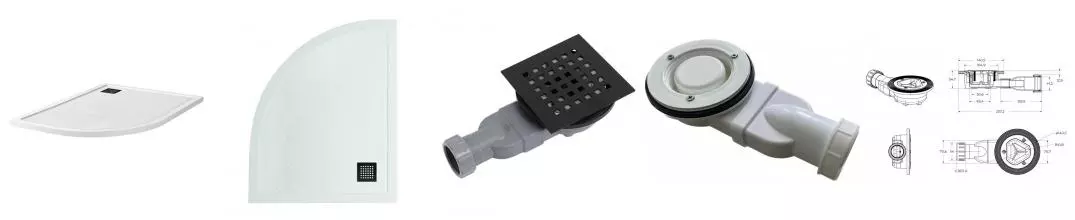 Душевой поддон «Belbagno» TRAY-MR-UNO-RH-120/80-550-35-W-R-NO низкий из литьевого мрамора прямоугольно-асимметричный с сифоном белый правый