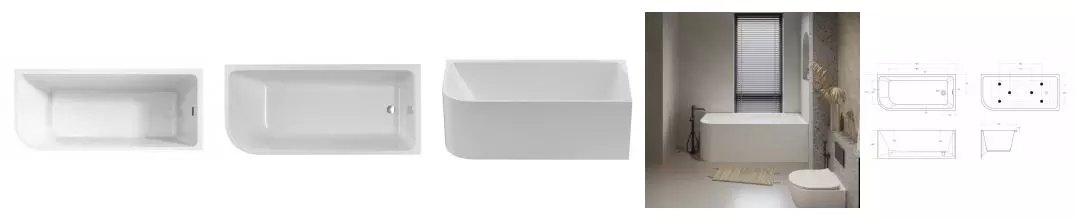 Ванна акриловая «Belbagno» BB712-1600-730-R 160/73 с ножками с сифоном белая правая Ванна акриловая «Belbagno» BB712-1600-730-R 160/73 с ножками с сифоном белая правая