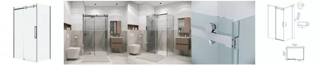 Душевой угол-ограждение «Grossman» Classic 120.K33.04.1110.10.00 110/100 прозрачный/хром без поддона универсальный Душевой угол-ограждение «Grossman» Classic 120.K33.04.1110.10.00 110/100 прозрачный/хром без поддона универсальный