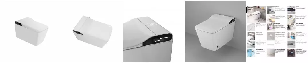 Подвесной унитаз «Grossman» Smart GR-5701 белый с сиденьем с микролифтом