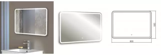 Зеркало «Silver Mirrors» Давид 80 с подсветкой Зеркало «Silver Mirrors» Давид 80 с подсветкой