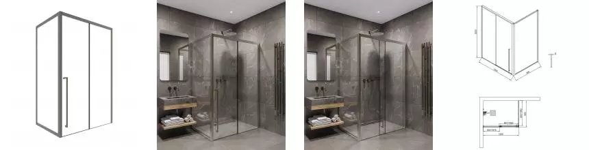 Душевой угол-ограждение «Timo» TDSS-120/13C-8L TSS-900/13C-8 120/90 прозрачный/никель прямоугольный без поддона левый Душевой угол-ограждение «Timo» TDSS-120/13C-8L TSS-900/13C-8 120/90 прозрачный/никель прямоугольный без поддона левый