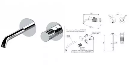 Внешняя часть смесителя «Remer» Celebrity CEC15PLWB хром