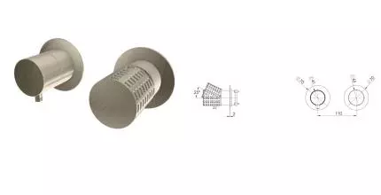 Смеситель для скрытого монтажа «Remer» Celebrity CEC92ZPWBXV сталь Смеситель для скрытого монтажа «Remer» Celebrity CEC92ZPWBXV сталь