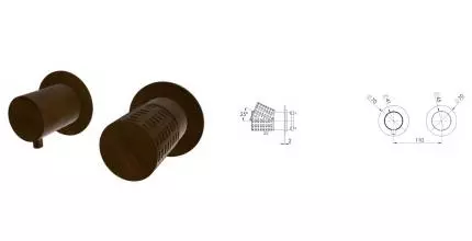 Смеситель для скрытого монтажа «Remer» Celebrity CEC93ZPWBBR бронза масляная Смеситель для скрытого монтажа «Remer» Celebrity CEC93ZPWBBR бронза масляная